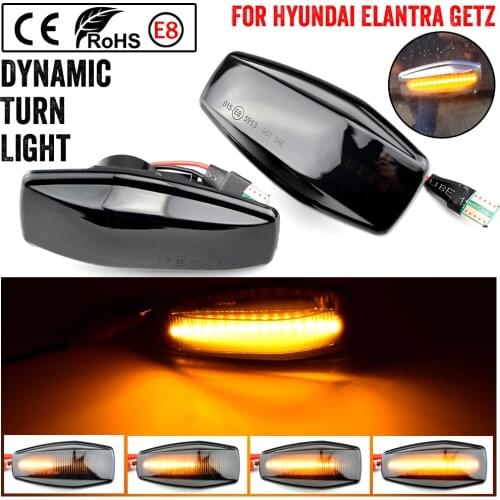 Dynamic LED Fender Light Side Marker For Hyundai I10 Trajet Sonata Elantra Getz XG Tucson Terracan Coupe Matrix for Kia 2003