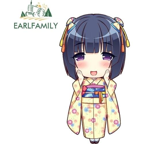 EARLFAMILY 13cm x 8.8cm for Nekopara Extra Auto Decal DIY Custom Printing Personality Creative Car Stickers Vinyl Decoration