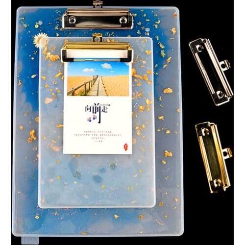 DIY manual drawing board mold, silicone mold for epoxy resin casting piano score clip, resin tray mold