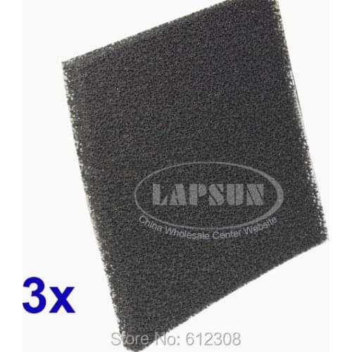 3pcs / Lot Set Spec Activated Carbon Filter Sponge for Soldering Iron Exhaust Fans 491 493 Smoke Absorber