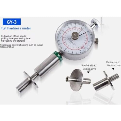 GY-3 Fruit penetrometer Fruit Sclerometer Fruit Hardness Tester Fruit Durometer 0.5-12kg/cm 2