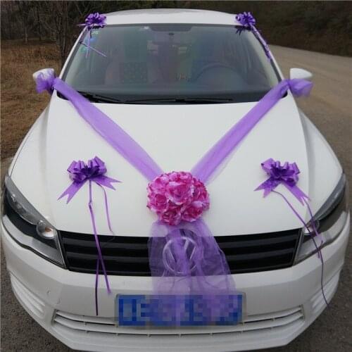 Artificial Flowers Cheap Wedding Car Decoration Sets Decorative Flowers Wreath DIY Wedding Party Decoration Table Centerpieces