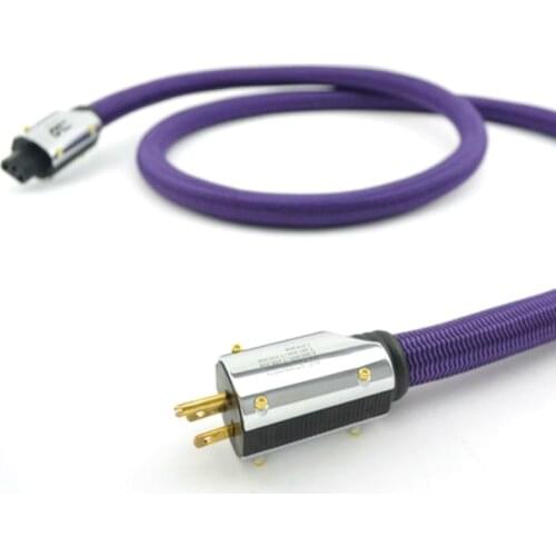 XLO Purple Rush Hifi Audio Power Cable - US / EU Plug 2M