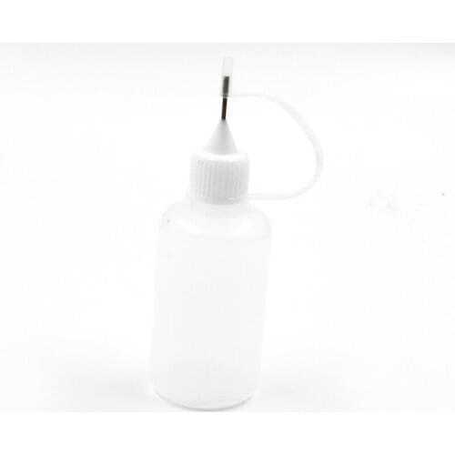 30 ml Glue Applicator Needle Squeeze Bottle Clear White for Paper Quilling DIY Scrapbooking Paper Craft Tool