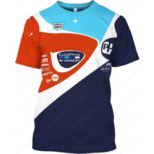 Summer T-Shirt For KTM Factory Racing Motorcycle Motocross Riding MOTO Short-Sleeved Quick-Drying Breathable Jersey