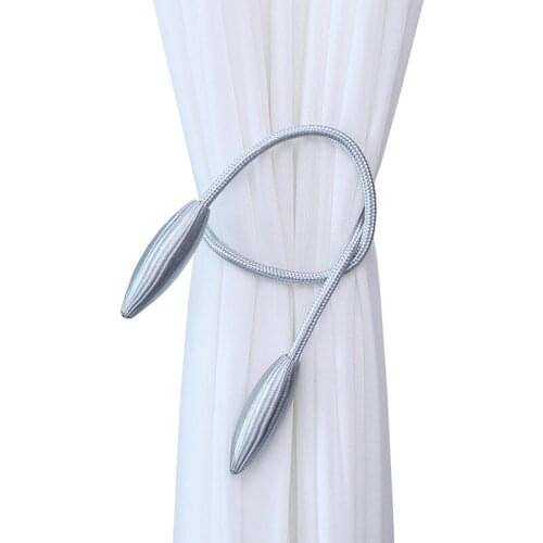 Magnetic Curtain Tiebacks Tie Rings Curtain Clip Rope Buckle Holdbacks Curtain Hook Rods Draperies Holder Curtains Accessoires