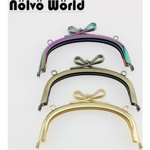 2 pcs 10pcs 30 pcs 10x5 cm Metal Frame For Bag Handbag Frame Purse Making Kiss Clasp Lock Accessories For Bags Hardware