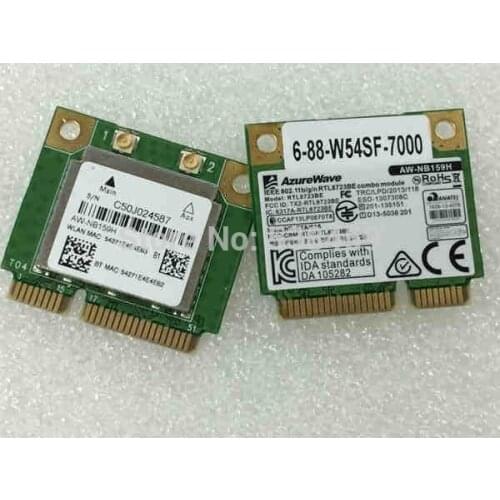 SSEA Wholesale New for Realtek RTL8723BE AZUREWAVE AW-NB159H Half Mini PCI-E Wifi Bluetooth 4.0 wireless card
