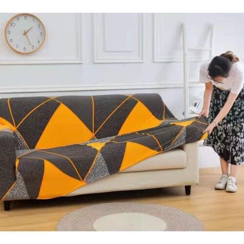 Modern High Elastic All-inclusive Couch Cover Soft Sectional Sofa Cover Sofa Sanding Four Season Universal Slipcover