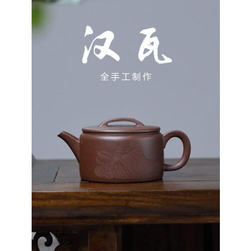 [station west old purple clay] copy ancient money all hand yixing are recommended by ore ceramic tea-pot han earthen pot