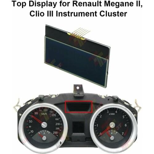 Top Display LCD Pixel Repair for Renault Megane II Clio III Instrument Cluster Screen