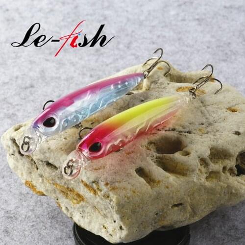 Le Fish 90mm 9.7g Floating Lipless Minnnow Hard Bait Fishing Tackle Artifical Lure t For Pike Bass Pesca Isca