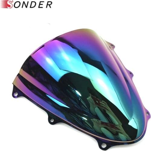 PC Windshield Windscreen Double Bubble For Suzuki GSX R GSXR 600 750 GSXR600 GSXR750 2011 2012 2013 2014 2015 2016 2017 2018 K11