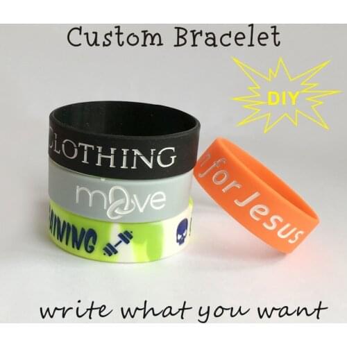 High Quality Custom Silicone Bracelet Popular Wristband for kids adult Sport Band Customized Engraved DIY Private Child Gifts