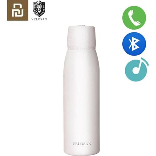 Youpin VELOSAN Bluetooth Music Vacuum Cup Keep warm and cold Stainless Steel Bicycle Sports Bottle Water Flasks Thermos Cups