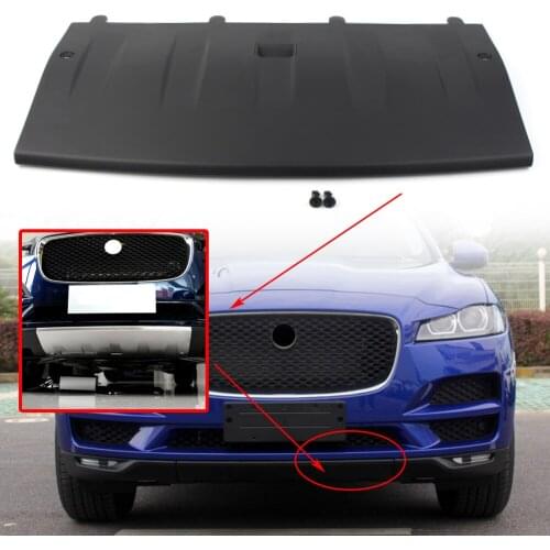 Car Front Bumper Guard Skid Plate Cover Protection For Jaguar F-Pace R-Sport 2016 2017 2018 2019 2020 Matt Black ABS Plastic