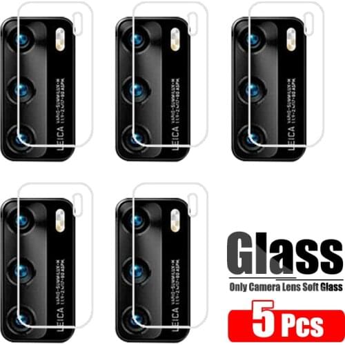 5 Pcs Camera Protective Glass For Huawei P40 Pro Plus P30 Lite E Protector Glass On For Huawei Y8S Y8P Y6P Y5P Y6S Back Len Film