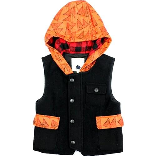 Winter Fleece Solid Child Girls Vests Wool Warm Turtleneck Childrens Jacket Kids Outerwear Boy School Vests 4-7Y 4J0723
