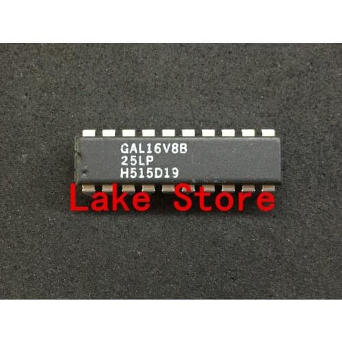 10 unids/lote GAL16V8B-15LP GAL16V8B GAL16V8 DIP-20 GAL16V8B-25LP GAL16V8B-10LP GAL16V8B-25QP