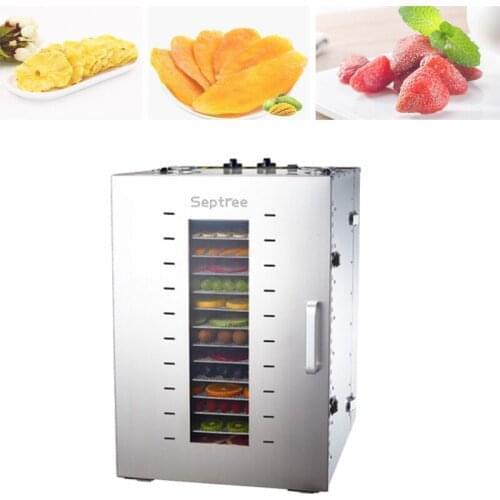 16 Layer Food Dehydrator Fruit Vegetabl Snacks Herbs Gain Meat Food Dryer Dry Fruit Machine