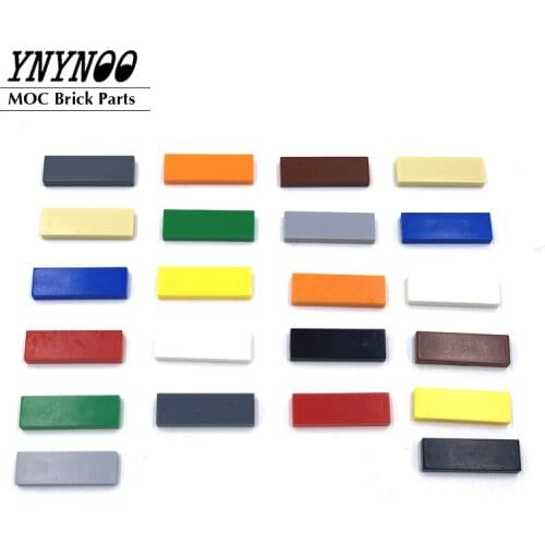 230Pcs/lot Tile 1x3 with Groove Tablet MOC Parts Building Blocks Brick Kits DIY Toys Compatible with 63864 Small Particles