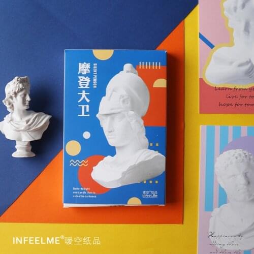 30 Pcs/Set Silent Person David Postcard/Greeting Card/Wish Card/Christmas and New Year Gifts Cards