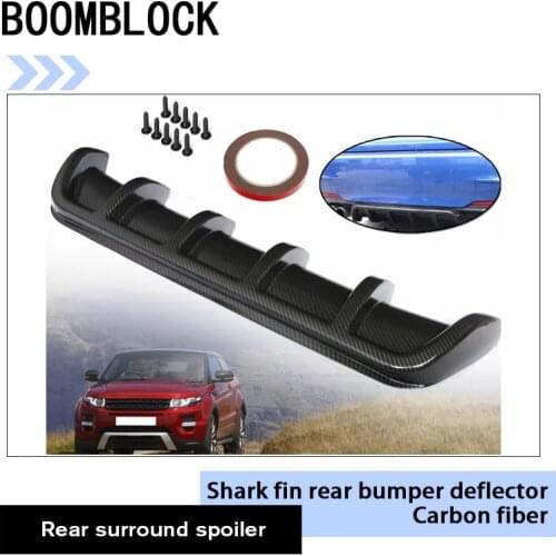 Auto Car Rear Bumper Chassis Shark Deflector Stickers For Kia Rio 3 Ceed Cerato Sorento Mazda CX-5 6 BMW Mini Cooper Accessories