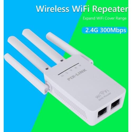 Wireless Wifi Repeater Signal Range Extender Router Signal Amplifier 300Mbps WiFi Booster 2.4G Access Point Home Use