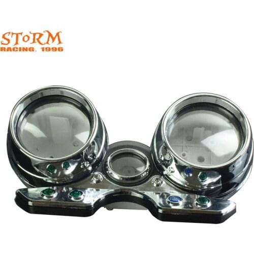Motorcycle Speedometer Tachometer Odometer Display Gauges Cover Kit Body Case For SUZUKI GK7BA GSF400 Inazuma