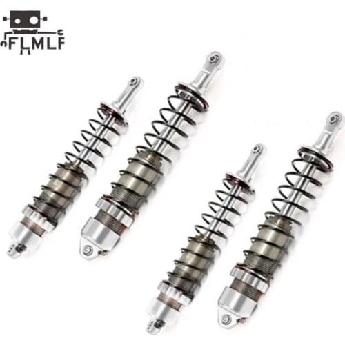 CNC Metal High Strength 10MM Front and Rear Shock Absorber Set Fit for 1/5 HPI ROVAN ROFUN KM GTB TS BAJA 5B