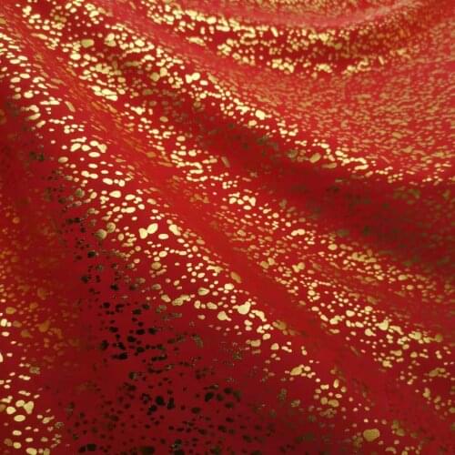 Stretchy Dress Bronzing Dropping Chiffon Fabric Bling Costume Material DIY Dress