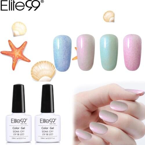 Elite99 10ml Shell Fur Gel Nail Polish Soak Off UV Gel Polish Permanent Enamel Lacquer Nail Art Gel Varnish For Nails Manicure