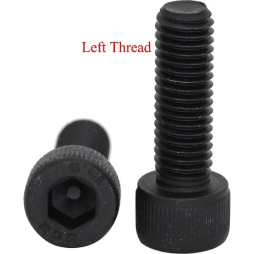 M5*25/30 M6*30/35/40 12.9 Grade Steel Left Way Hand Left-Handed Opposite Reverse Thread Cap Cup Allen Head Hexagon Socket Screw