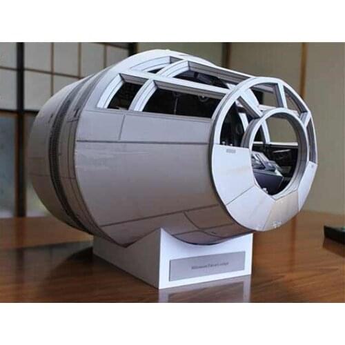 1:12 Scale Falcony Cockpit DIY Handcraft PAPER MODEL KIT Handmade Toy Puzzles