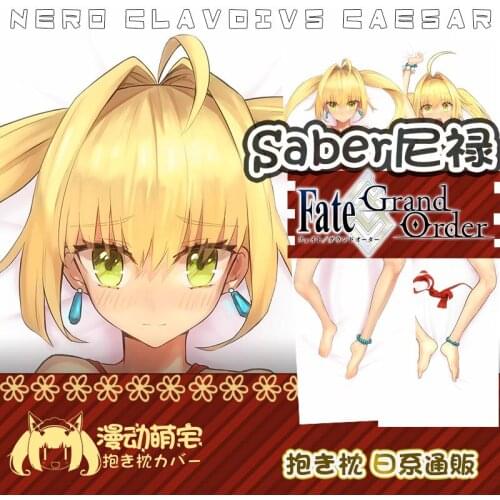 Game Fate/Grand Order Nero Claudius Caesar Augustus Germanicus Dakimakura Hugging Body Pillow Cover Cushion Male Pillow Case