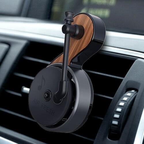 Car Air Freshener Record Player Air Vent Outlet Aromatherapy Clip Vintage Phonograph Diffuser Spin Record Player Air Freshener
