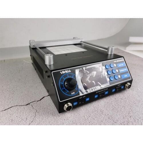 YIHUA 853AAA Soldering Station 3 in 1 Preheating Hot Air Gun Soldering Iron BGA Rework Stations Welding PCB Desoldering Tool Se