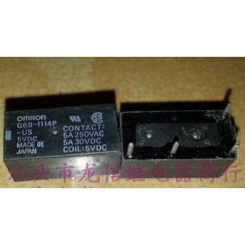 Relays G6B-1114P-US 5VDC 33F-1A-5V