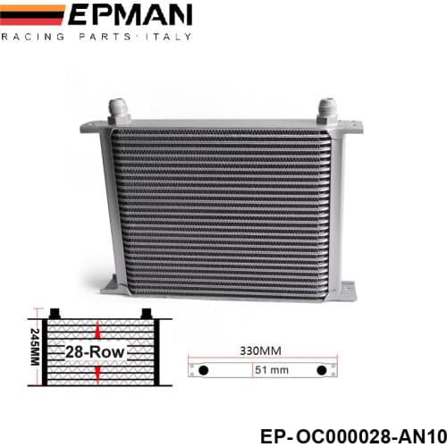 Universal 28-Row Engine/Transmission 10-AN Oil Cooler Have in stock TK-OC000028-AN10
