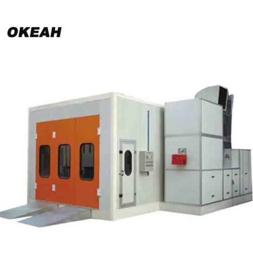 Painting And Baking Room High Quality Infrared Heating System Spray Booth Factory Car Paint Oven Color Can Choose