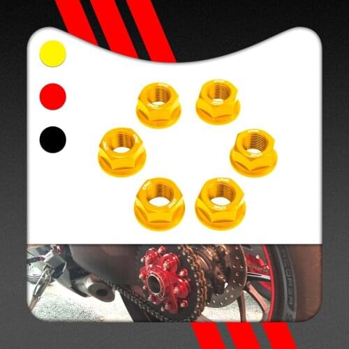 Motorcycle Rear Sprocket Flange Nuts For Ducati Streetfighter1098 2010-2016 Streetfighter V4 2020