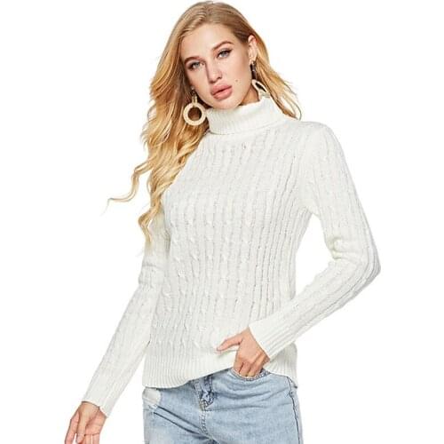Sweater women autumn & winter pullover turtleneck warm свитер женские свитера mujer suéteres sueter dropshipping pull streetwear