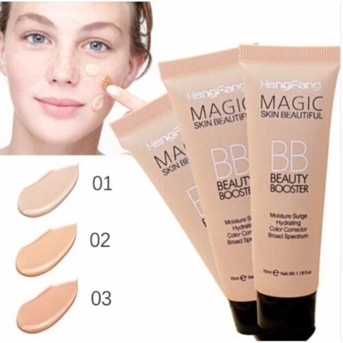 1Pc Natural BB CC Creams Perfect Face Color Corrector Facial Brightening Foundation Concealer Cream Waterproof Contour Makeup