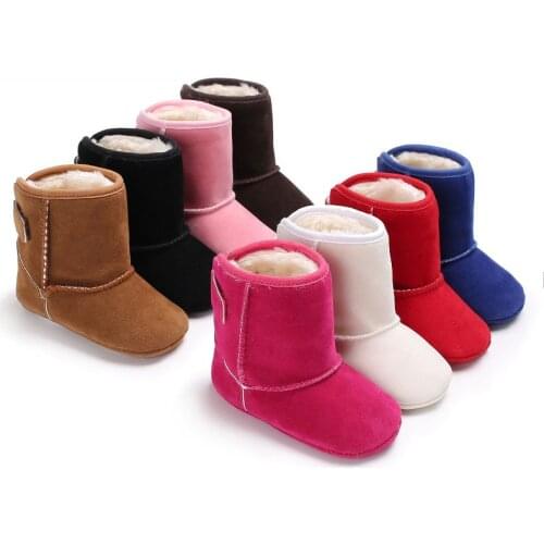 Newborn Baby Girl Boy Winter Infant Toddler Snow Cotton Boots Soft Sole Booties Baby Toddler Shoes Baby Boots 0-18M
