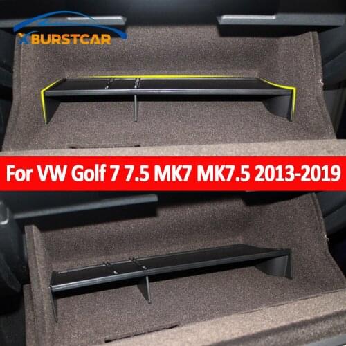 For Volkswagen VW Golf 7 7.5 MK7 MK7.5 2013-2019 Accessories Car Glove Box Organizer Armrest Box Interval Storage Insert Divider