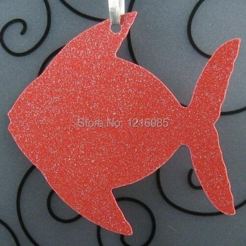 Fish Wish Tree Tag Blank Thank You Tags for Confirmation, wedding birthday party Favor Tags