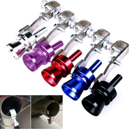 JX-LCLYL Car Turbo Muffler Exhaust Pipe Sound Simulator Whistle 37mm-48mm