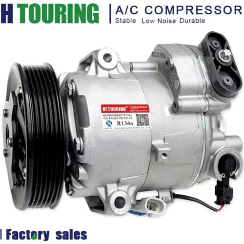For Opel Astra J 1.4 Turbo 2009 - / Opel Meriva B 1.4L 2010 AC Compressor CVC6 13250608 13271268 13395695 1618063 1618424 6PK