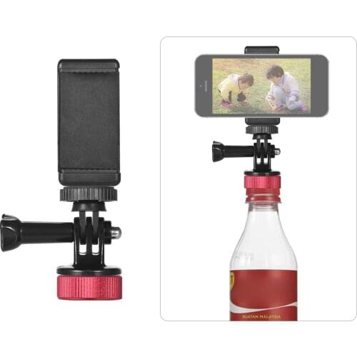 Manbily Beverage Bottle Cap Smartphone Camera Stand Holder for Photographing Video Watching for Action Camera iPhoneX/8/8P HTC