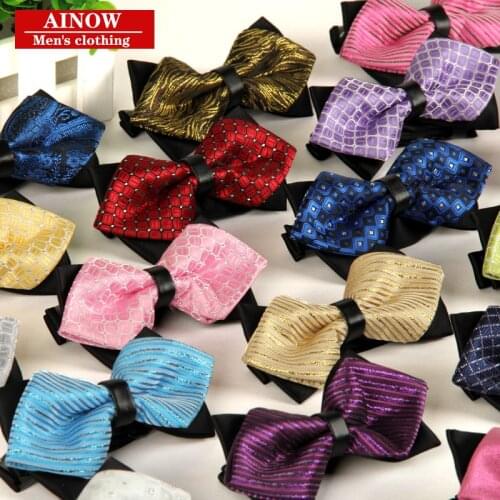 Fashion Mens Suit Bow Tie For Groom Wedding Party Men Formal Wear Business Cravat Bow tie Clothing Accessories 300pcs/lot fedex